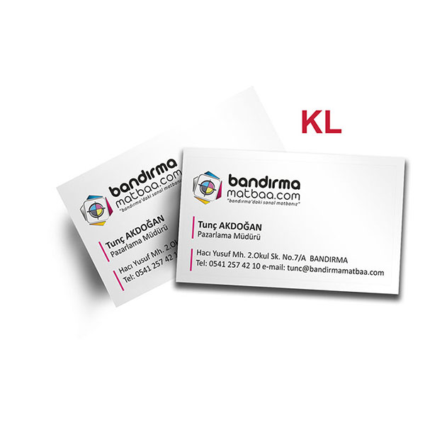 KL1.jpg Kabartma Laklı Kartvizit KL-01