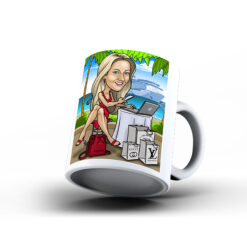 Kişiye Özel Karikatür Baskılı Kupa-014 - Alışveris