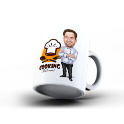 Kişiye Özel Karikatür Baskılı Kupa-002 - Aşçı