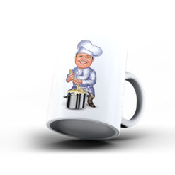 Kişiye Özel Karikatür Baskılı Kupa-004 - Aşçı