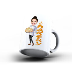 Kişiye Özel Karikatür Baskılı Kupa-008 - Aşçı