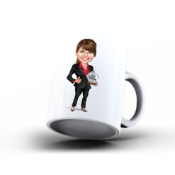 Kişiye Özel Karikatür Baskılı Kupa-023 - Çalışma Hayatı