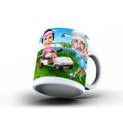 Kişiye Özel Karikatür Baskılı Kupa-035 - Sevgililer