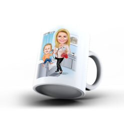 Kişiye Özel Karikatür Baskılı Kupa-079 - Doktor