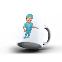 Kişiye Özel Karikatür Baskılı Kupa-063 - Doktor