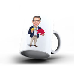 Kişiye Özel Karikatür Baskılı Kupa-097 - Emlakçı