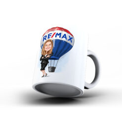 Kişiye Özel Karikatür Baskılı Kupa-086 - Emlakçı