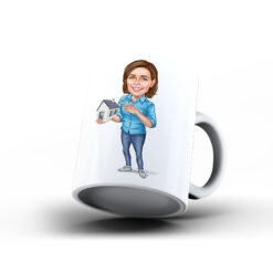 Kişiye Özel Karikatür Baskılı Kupa-088 - Emlakçı