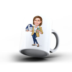 Kişiye Özel Karikatür Baskılı Kupa-090 - Emlakçı