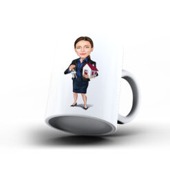 Kişiye Özel Karikatür Baskılı Kupa-093 - Emlakçı