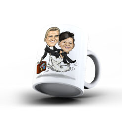 Kişiye Özel Karikatür Baskılı Kupa-109 - Evlilik