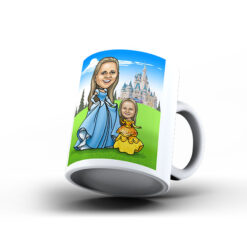 Kişiye Özel Karikatür Baskılı Kupa-120 - Prenses