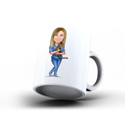 Kişiye Özel Karikatür Baskılı Kupa-131 - Veteriner