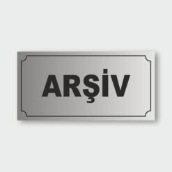 Arşiv Levhası AL-01 Arşiv Levhası AL-01