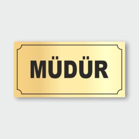 Müdür Levhası ML-01 Müdür Levhası ML-01