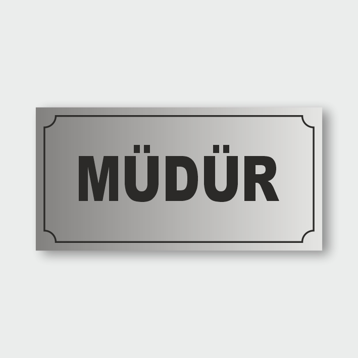 mudur-g Müdür Levhası ML-01