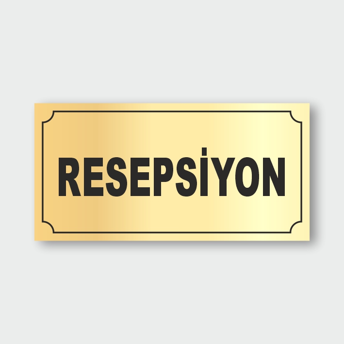 resepsiyon-g Resepsiyon Levhası RL-01