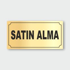 Satın Alma Levhası SAL-01