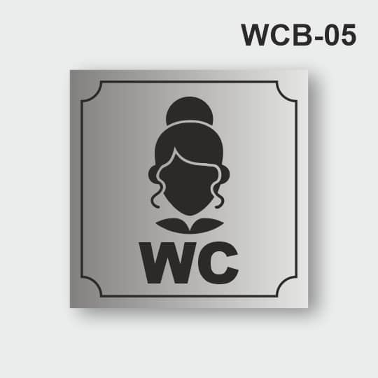 wcb-5-s WC Levhası - Bayan-05