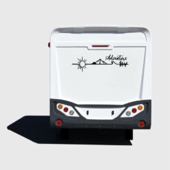 Çekme Karavan Sticker Arka-21