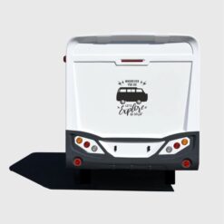 Çekme Karavan Sticker Arka-09