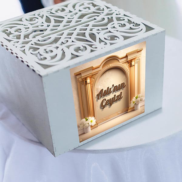 wedding ceremony decoration, chairs, arches, flowers and various Çeyiz Etiketi-31