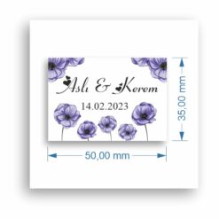 Sticker / Etiket Düz-07