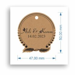 Sticker / Etiket Floral-10