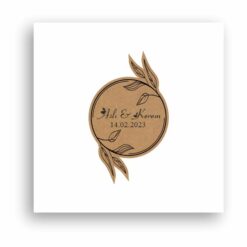 Sticker / Etiket Floral-01 Kart Floral-01