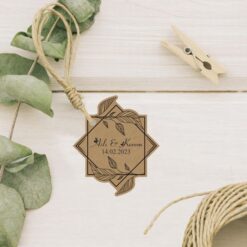 Kart Floral-04 Sticker / Etiket Floral-04