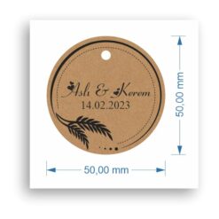 Sticker / Etiket Floral-08