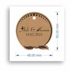 Sticker / Etiket Floral-09