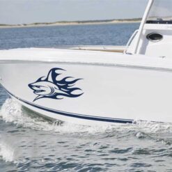 Tekne Ön Sticker Shark-02
