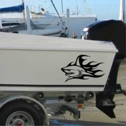 Tekne Arka Sticker Shark-04