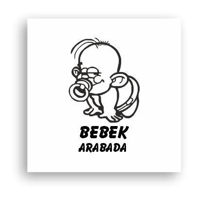 baby10 Araba Bebek Var Sticker-10