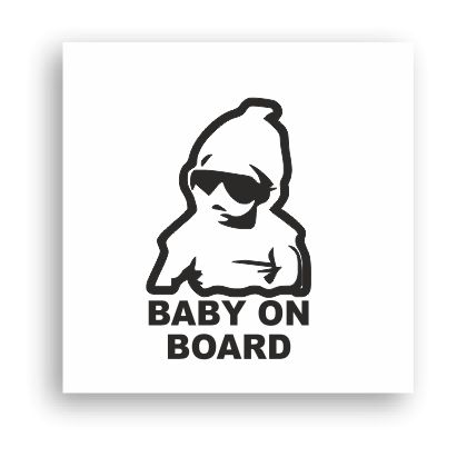 baby2 Araba Bebek Var Sticker-02