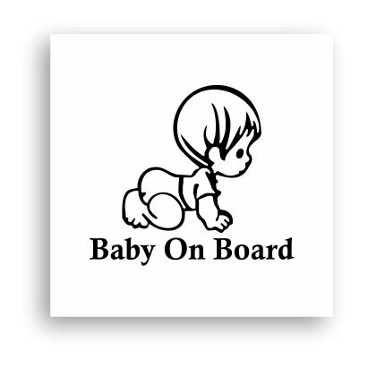 baby7 Araba Bebek Var Sticker-07