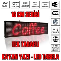Kayan Yazı Tek Taraflı 16 cm Serisi