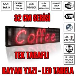 Kayan Yazı Tek Taraflı 32 cm Serisi