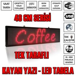 Kayan Yazı Tek Taraflı 48 cm Serisi